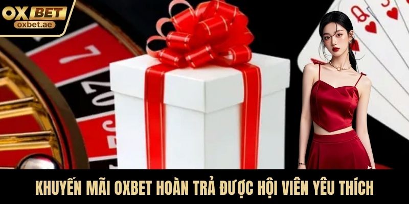 Khuyến mãi OXBET hoàn trả được hội viên yêu thích
